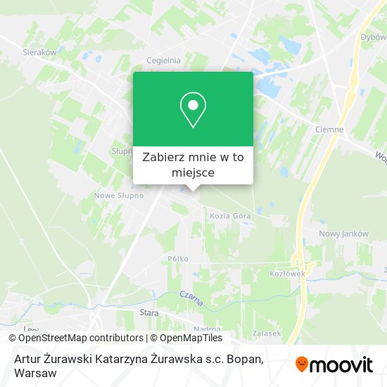 Mapa Artur Żurawski Katarzyna Żurawska s.c. Bopan