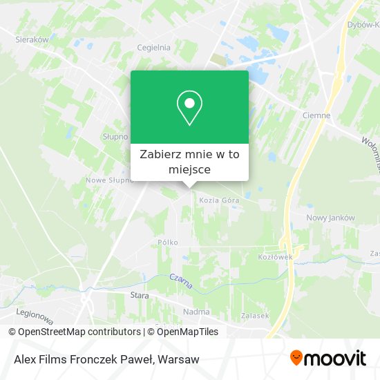 Mapa Alex Films Fronczek Paweł