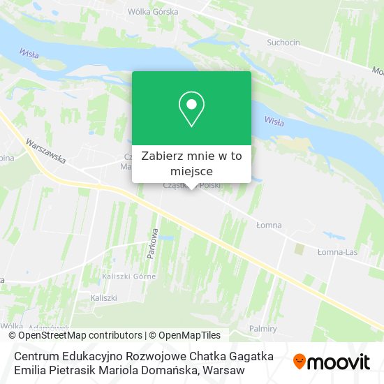 Mapa Centrum Edukacyjno Rozwojowe Chatka Gagatka Emilia Pietrasik Mariola Domańska