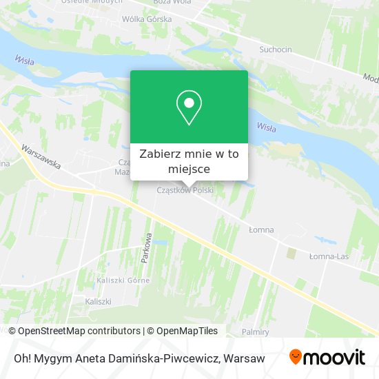 Mapa Oh! Mygym Aneta Damińska-Piwcewicz