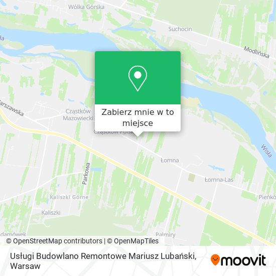 Mapa Usługi Budowlano Remontowe Mariusz Lubański