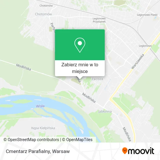 Mapa Cmentarz Parafialny