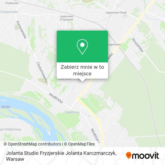 Mapa Jolanta Studio Fryzjerskie Jolanta Karczmarczyk