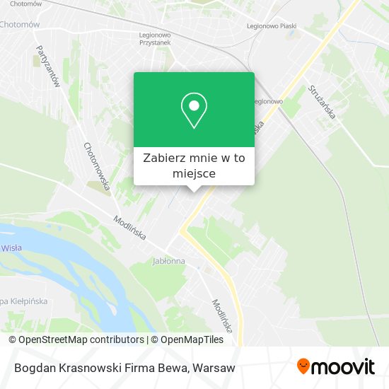 Mapa Bogdan Krasnowski Firma Bewa