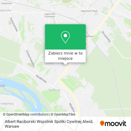 Mapa Albert Raciborski Wspólnik Spółki Cywilnej Alwid