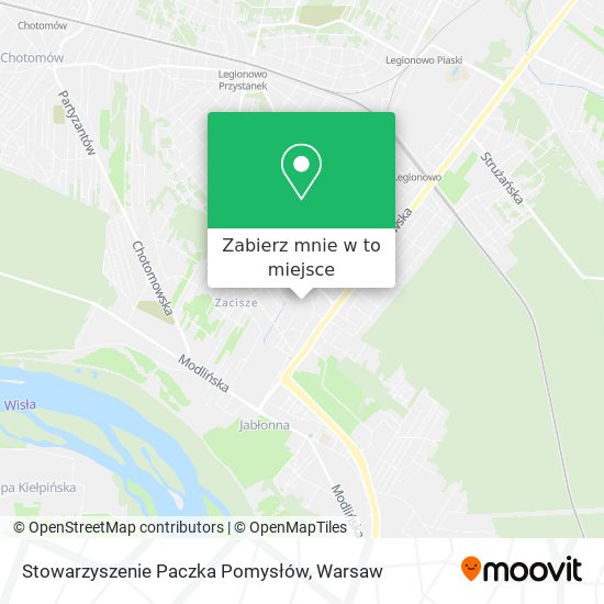 Mapa Stowarzyszenie Paczka Pomysłów