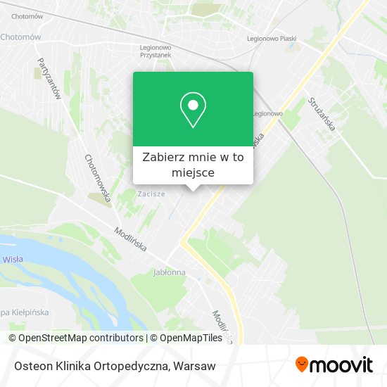 Mapa Osteon Klinika Ortopedyczna