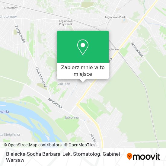 Mapa Bielecka-Socha Barbara, Lek. Stomatolog. Gabinet