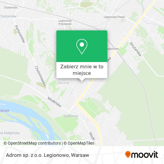 Mapa Adrom sp. z o.o. Legionowo