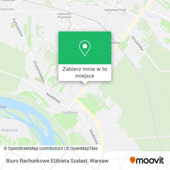 Mapa Biuro Rachunkowe Elżbieta Szalast