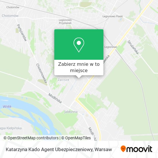 Mapa Katarzyna Kado Agent Ubezpieczeniowy