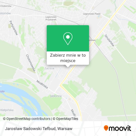 Mapa Jarosław Sadowski Tefbud