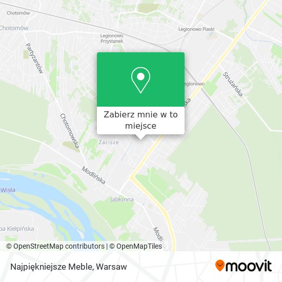 Mapa Najpiękniejsze Meble