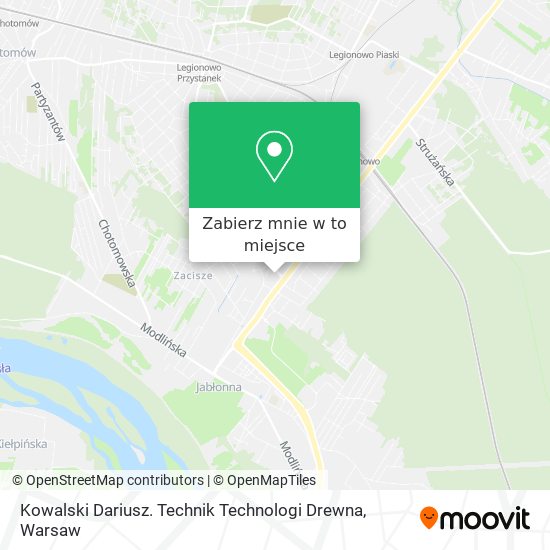 Mapa Kowalski Dariusz. Technik Technologi Drewna