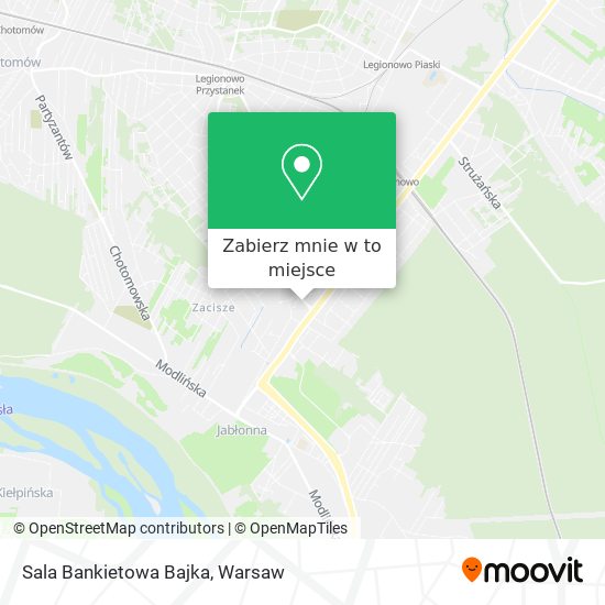 Mapa Sala Bankietowa Bajka