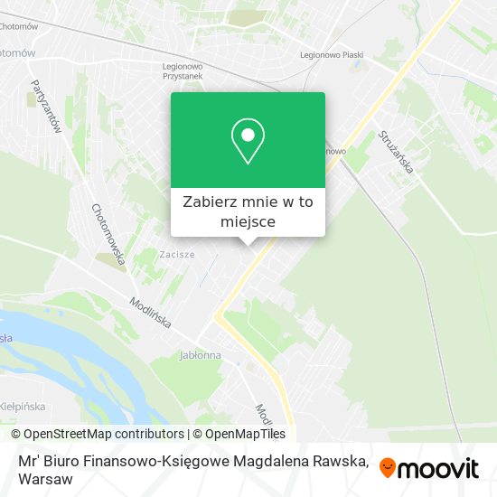 Mapa Mr' Biuro Finansowo-Księgowe Magdalena Rawska