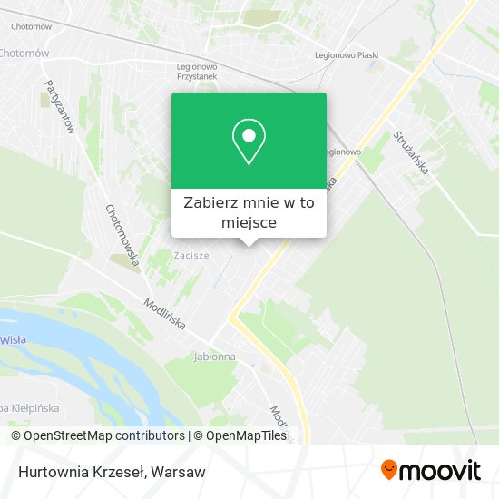 Mapa Hurtownia Krzeseł