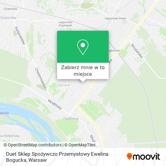 Mapa Duet Sklep Spożywczo Przemysłowy Ewelina Bogucka