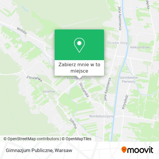 Mapa Gimnazjum Publiczne