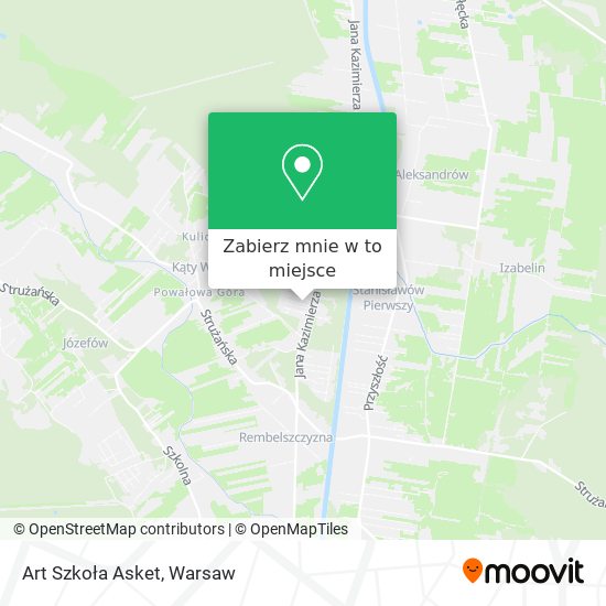 Mapa Art Szkoła Asket