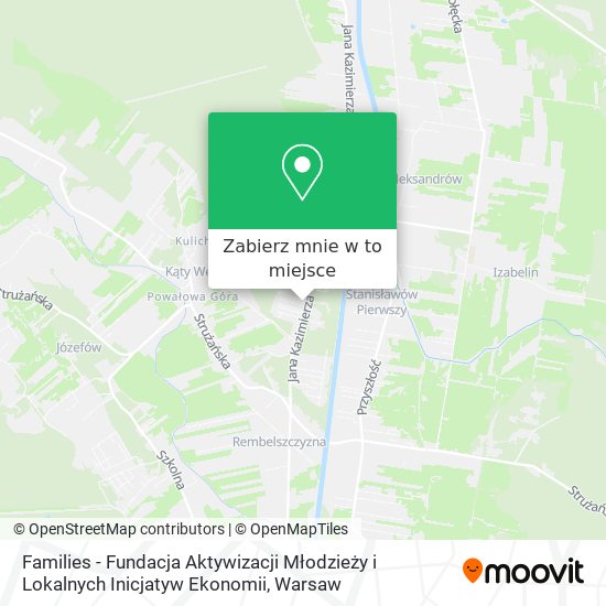 Mapa Families - Fundacja Aktywizacji Młodzieży i Lokalnych Inicjatyw Ekonomii