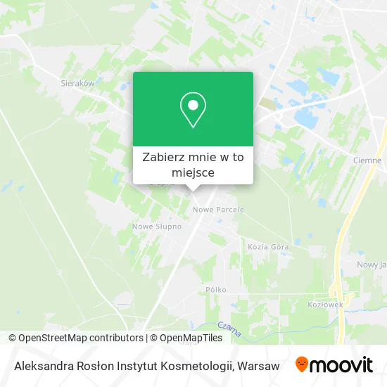Mapa Aleksandra Rosłon Instytut Kosmetologii