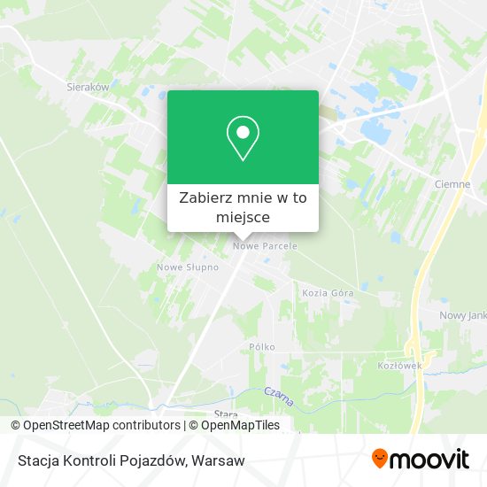 Mapa Stacja Kontroli Pojazdów