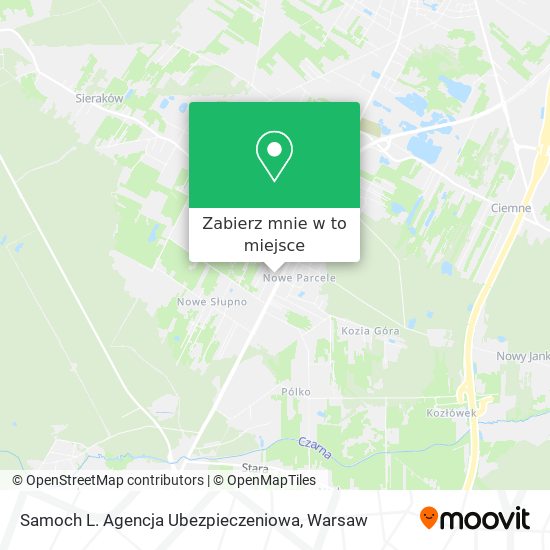 Mapa Samoch L. Agencja Ubezpieczeniowa