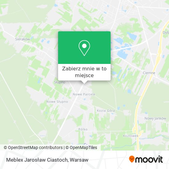 Mapa Meblex Jarosław Ciastoch