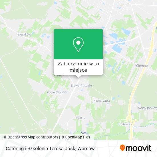 Mapa Catering i Szkolenia Teresa Jóśk