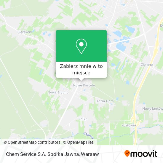 Mapa Chem Service S.A. Spółka Jawna