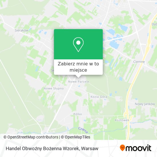 Mapa Handel Obwoźny Bożenna Wzorek