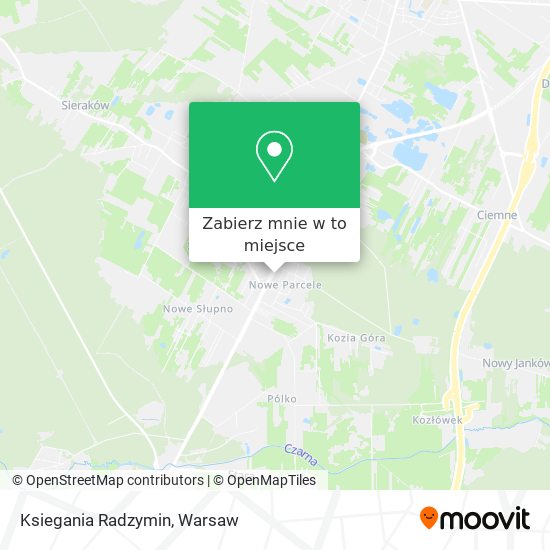 Mapa Ksiegania Radzymin