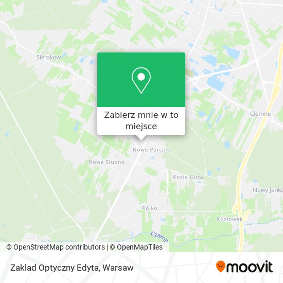 Mapa Zaklad Optyczny Edyta