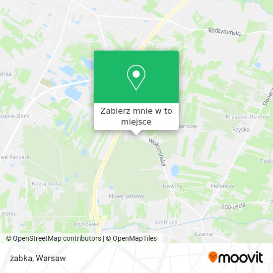 Mapa żabka