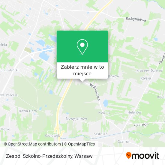 Mapa Zespól Szkolno-Przedszkolny