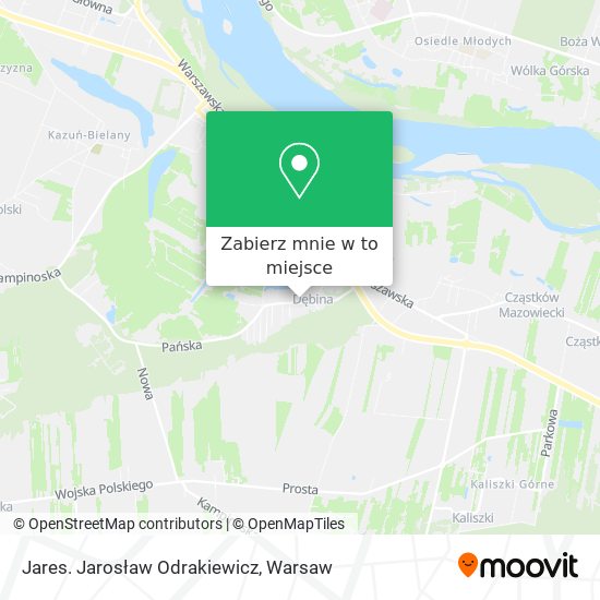 Mapa Jares. Jarosław Odrakiewicz