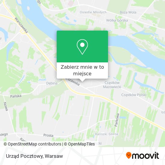 Mapa Urząd Pocztowy