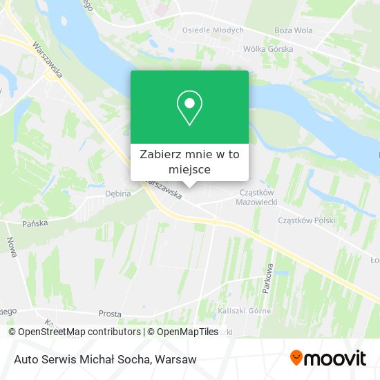 Mapa Auto Serwis Michał Socha