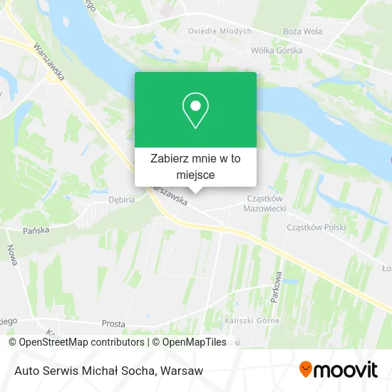 Mapa Auto Serwis Michał Socha