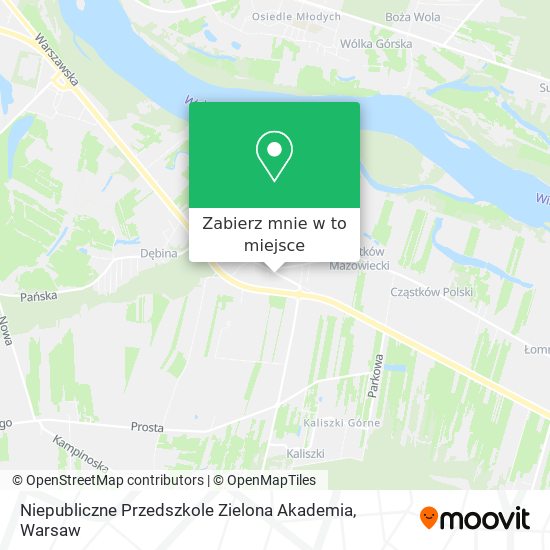 Mapa Niepubliczne Przedszkole Zielona Akademia