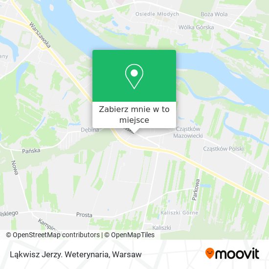 Mapa Ląkwisz Jerzy. Weterynaria