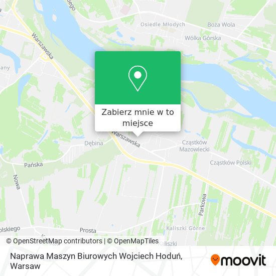 Mapa Naprawa Maszyn Biurowych Wojciech Hoduń