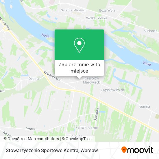 Mapa Stowarzyszenie Sportowe Kontra