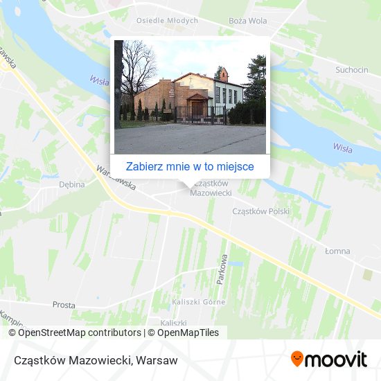 Mapa Cząstków Mazowiecki