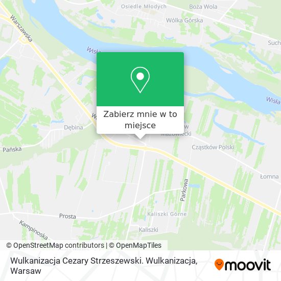 Mapa Wulkanizacja Cezary Strzeszewski. Wulkanizacja