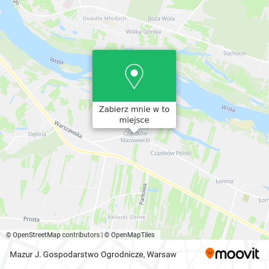 Mapa Mazur J. Gospodarstwo Ogrodnicze