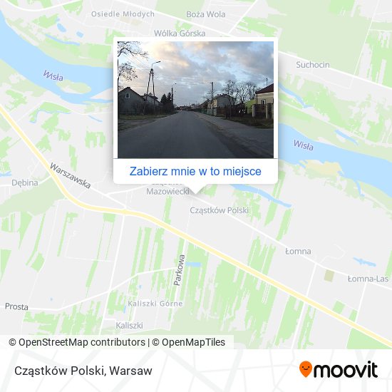 Mapa Cząstków Polski