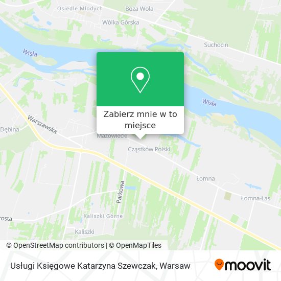 Mapa Usługi Księgowe Katarzyna Szewczak