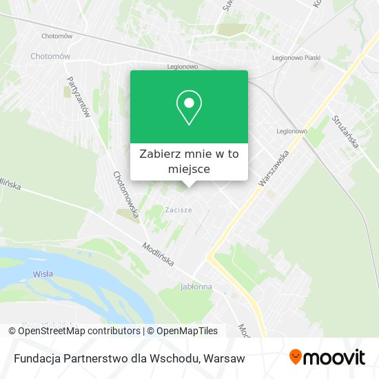 Mapa Fundacja Partnerstwo dla Wschodu